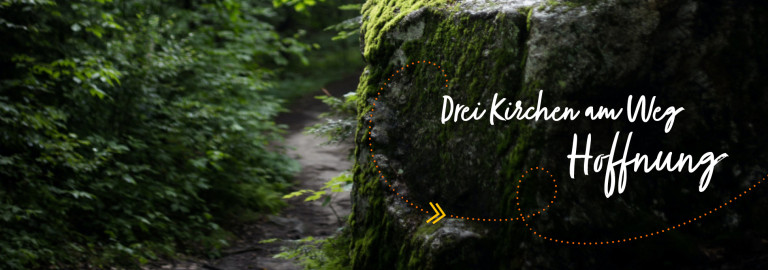 Drei Kirchen am Weg