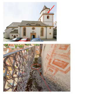 Bilder von Kirchenschäden