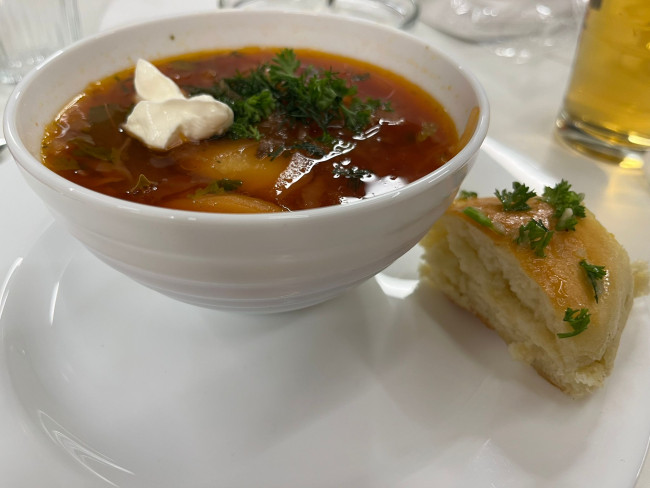 Ukrainische Suppe